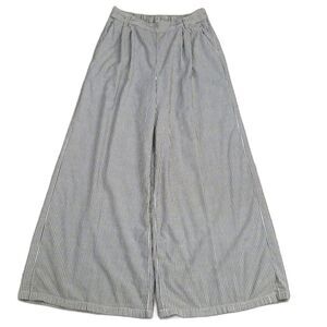 American Eagle Pants M Wide Leg Striped Pleated Front Beach Style Baggy Relaxed